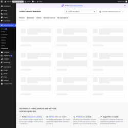 Page screenshot: WooCommerce &rarr; 