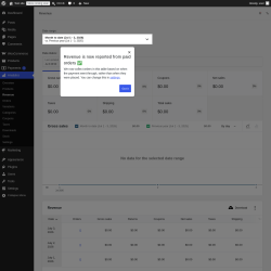 Page screenshot: Analytics &rarr; Revenue