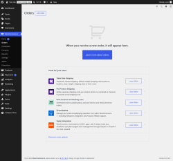 Page screenshot: WooCommerce &rarr; Orders