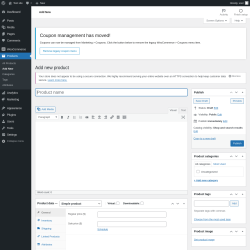 Page screenshot: Products → Add New