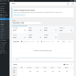 Page screenshot: Analytics → Revenue