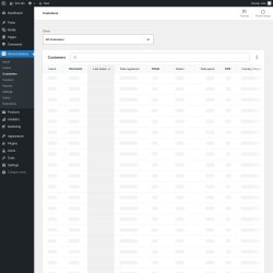 Page screenshot: WooCommerce → Customers