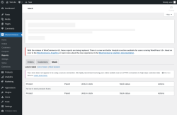 Page screenshot: WooCommerce → Reports → Stock