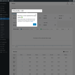 Page screenshot: Analytics &rarr; Revenue
