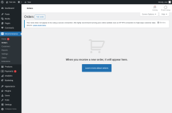 Page screenshot: WooCommerce &rarr; Orders