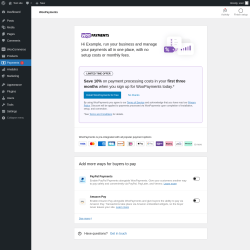 Page screenshot: Payments 