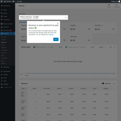 Page screenshot: Analytics &rarr; Revenue