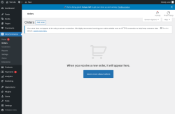 Page screenshot: WooCommerce &rarr; Orders