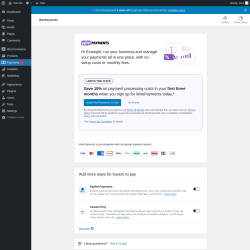 Page screenshot: Payments 