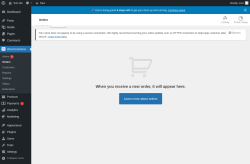 Page screenshot: WooCommerce &rarr; Orders