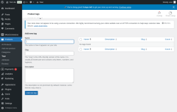 Page screenshot: Products &rarr; Tags