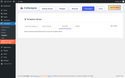 Page screenshot: CoDesigner → Templates