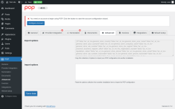 Page screenshot: POP &rarr; Advanced