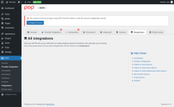 Page screenshot: POP &rarr; Integrations