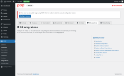 Page screenshot: POP &rarr; Integrations