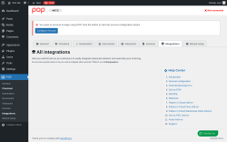 Page screenshot: POP &rarr; Integrations