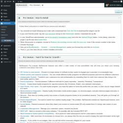 Page screenshot: MyRewards → Pro Version