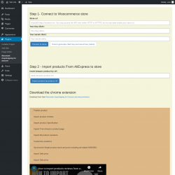 Page screenshot: Plugins  → Wooshark dropshipping for amazon