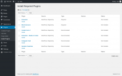 Page screenshot: Plugins  &rarr; Install Plugins