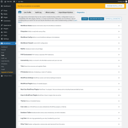 Page screenshot: Wordfence  → Tools