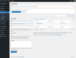 Page screenshot: Vocabulary → Categories