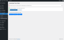 Page screenshot: WordLift → Download Your Data