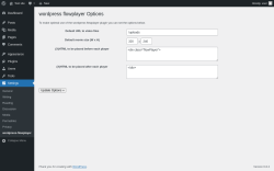 Page screenshot: Settings → wordpress-flowplayer