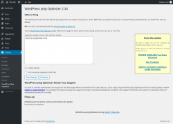 Page screenshot: Settings &rarr; WordPress Ping Optimizer