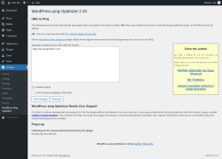 Page screenshot: Settings &rarr; WordPress Ping Optimizer