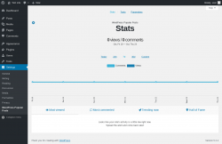 Page screenshot: Settings &rarr; WordPress Popular Posts
