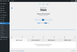 Page screenshot: Settings &rarr; WP Popular Posts