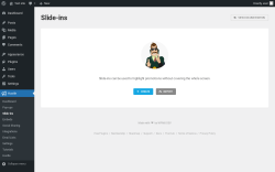 Page screenshot: Hustle &rarr; Slide-ins