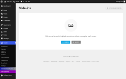 Page screenshot: Hustle &rarr; Slide-ins