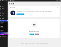 Page screenshot: Hustle &rarr; Embeds