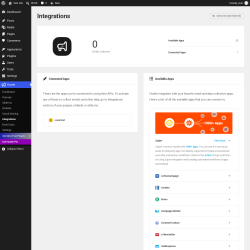 Page screenshot: Hustle &rarr; Integrations