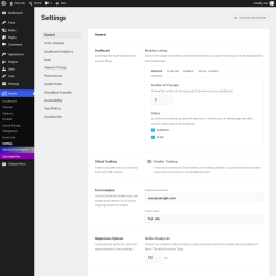 Page screenshot: Hustle &rarr; Settings