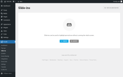 Page screenshot: Hustle &rarr; Slide-ins