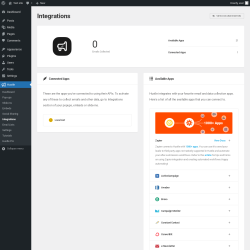 Page screenshot: Hustle &rarr; Integrations
