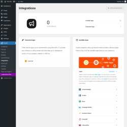 Page screenshot: Hustle → Integrations