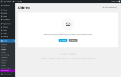 Page screenshot: Hustle &rarr; Slide-ins