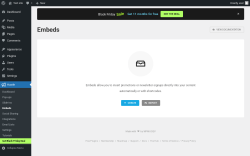 Page screenshot: Hustle → Embeds