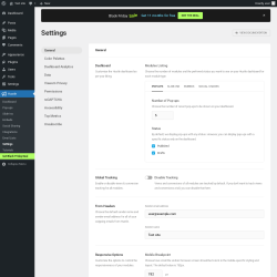 Page screenshot: Hustle → Settings