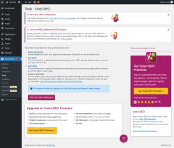 Page screenshot: Yoast SEO  → Tools