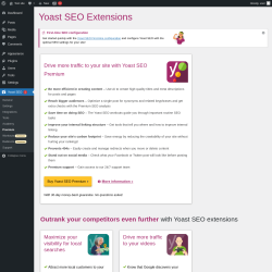 Page screenshot: Yoast SEO  → Premium