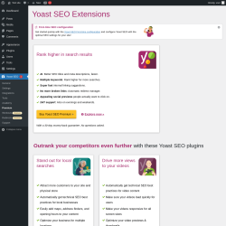 Page screenshot: Yoast SEO  → Premium