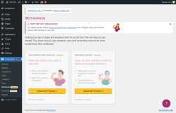 Page screenshot: Yoast SEO  → Workouts 