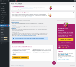 Page screenshot: Yoast SEO  → Tools