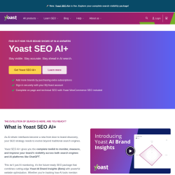 Page screenshot: Yoast SEO  → Brand Insights 