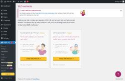 Page screenshot: Yoast SEO  → Workouts 
