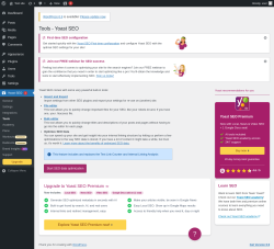 Page screenshot: Yoast SEO  → Tools